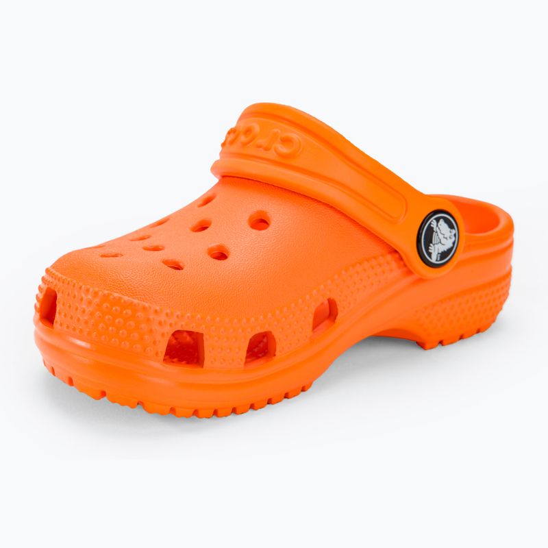 Klapki dziecięce Crocs Classic Clog Toddler orange zing 8