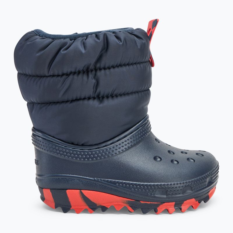 Śniegowce dziecięce Crocs Classic Neo Puff navy 2