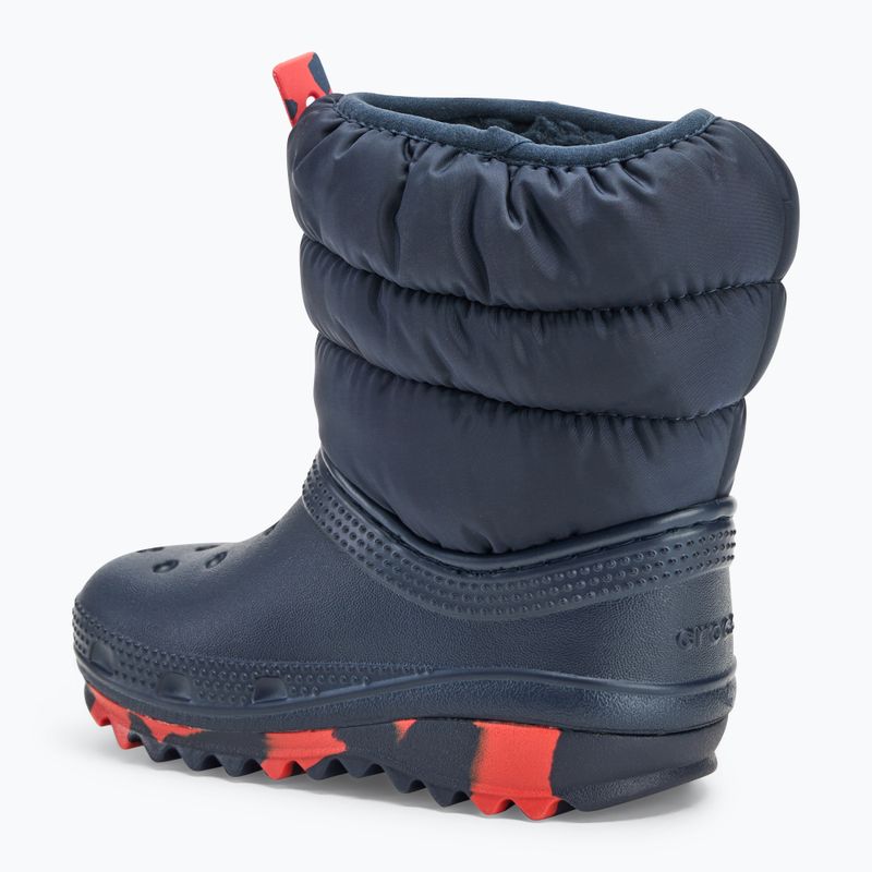 Śniegowce dziecięce Crocs Classic Neo Puff navy 3