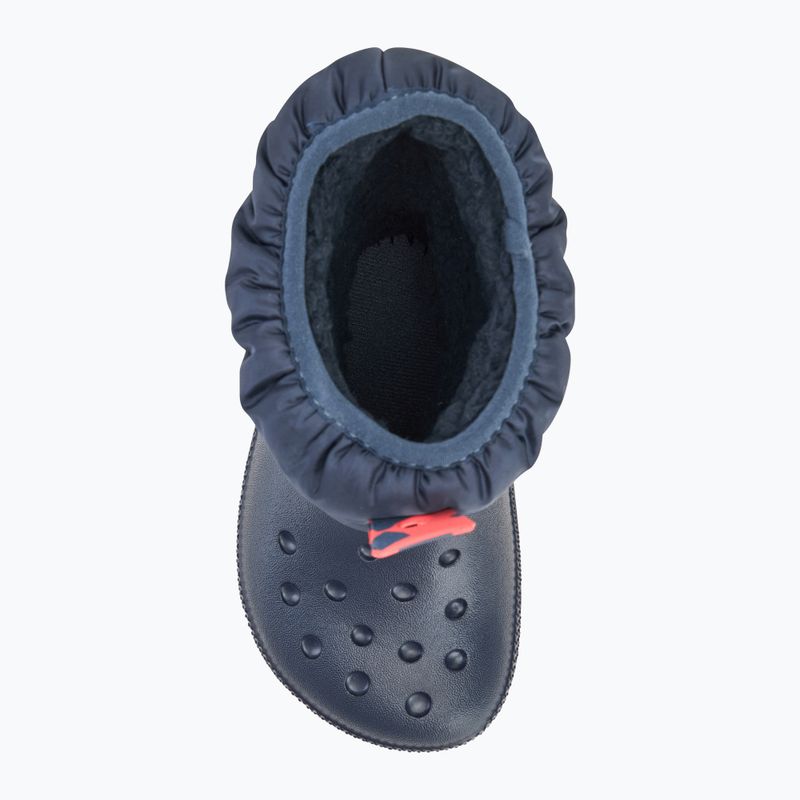Śniegowce dziecięce Crocs Classic Neo Puff navy 5