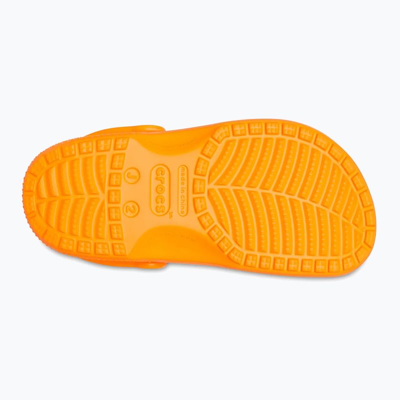Klapki dziecięce Crocs Classic Clog Kids orange zing 5