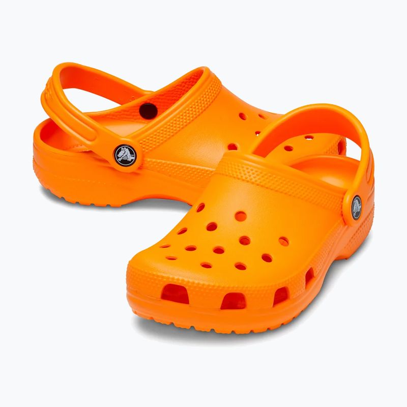 Klapki dziecięce Crocs Classic Clog Kids orange zing 6