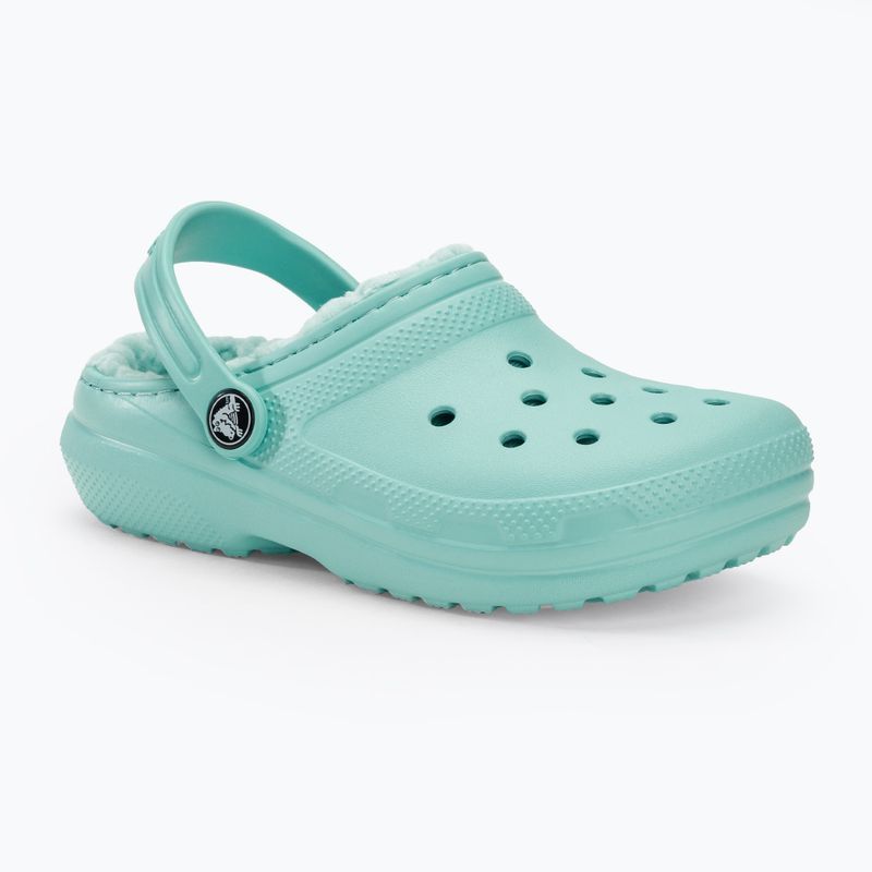 Klapki Crocs Classic Lined Clog Kids pure water 2