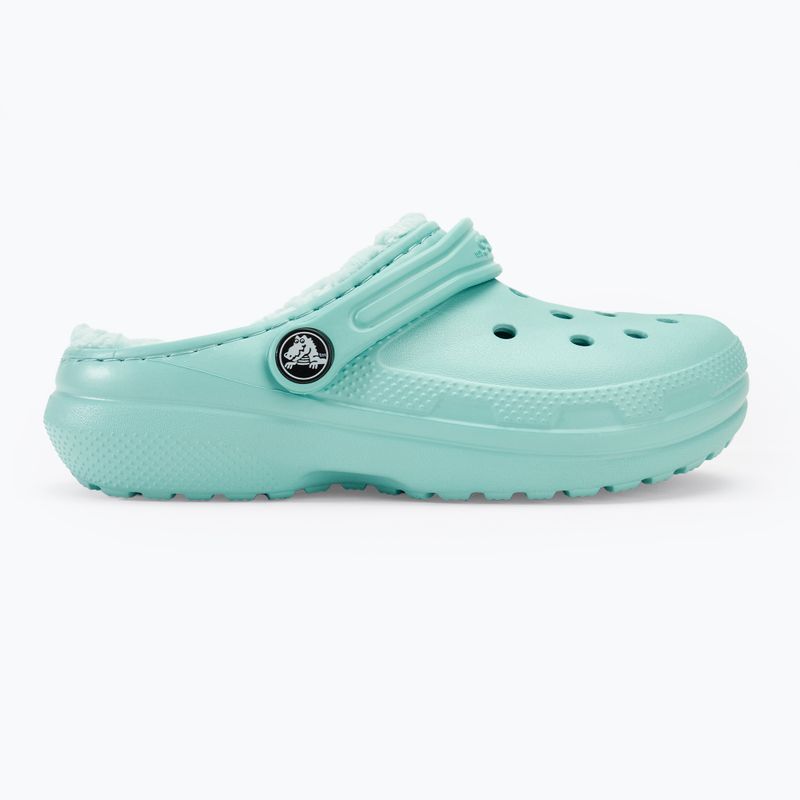 Klapki Crocs Classic Lined Clog Kids pure water 3