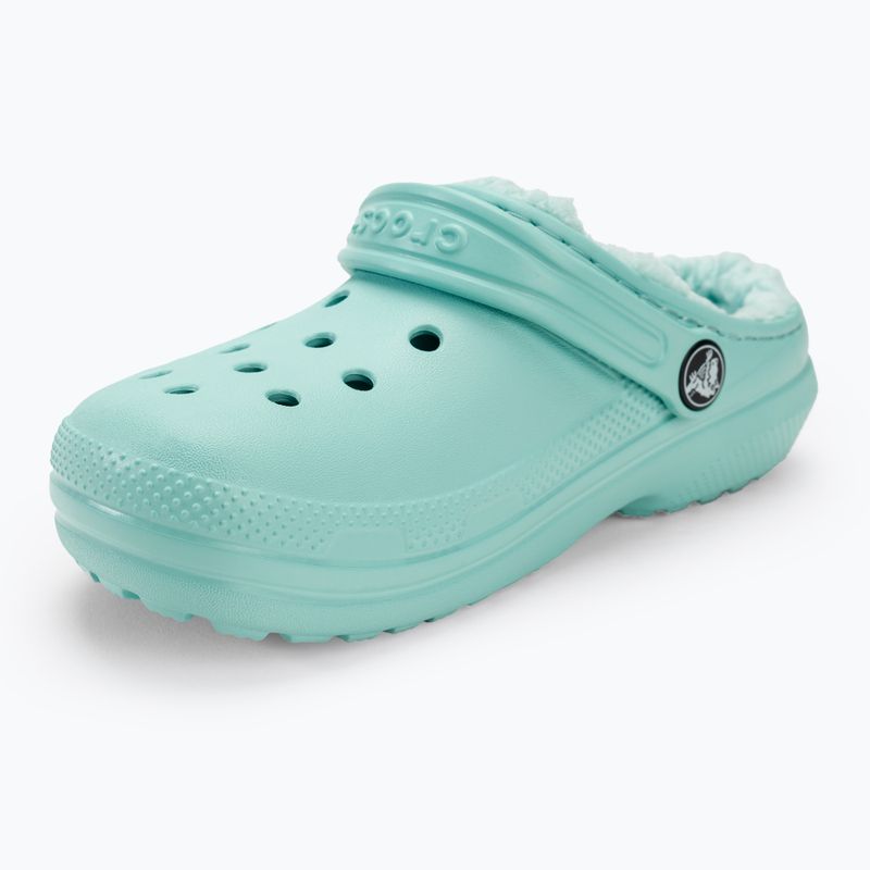 Klapki Crocs Classic Lined Clog Kids pure water 8