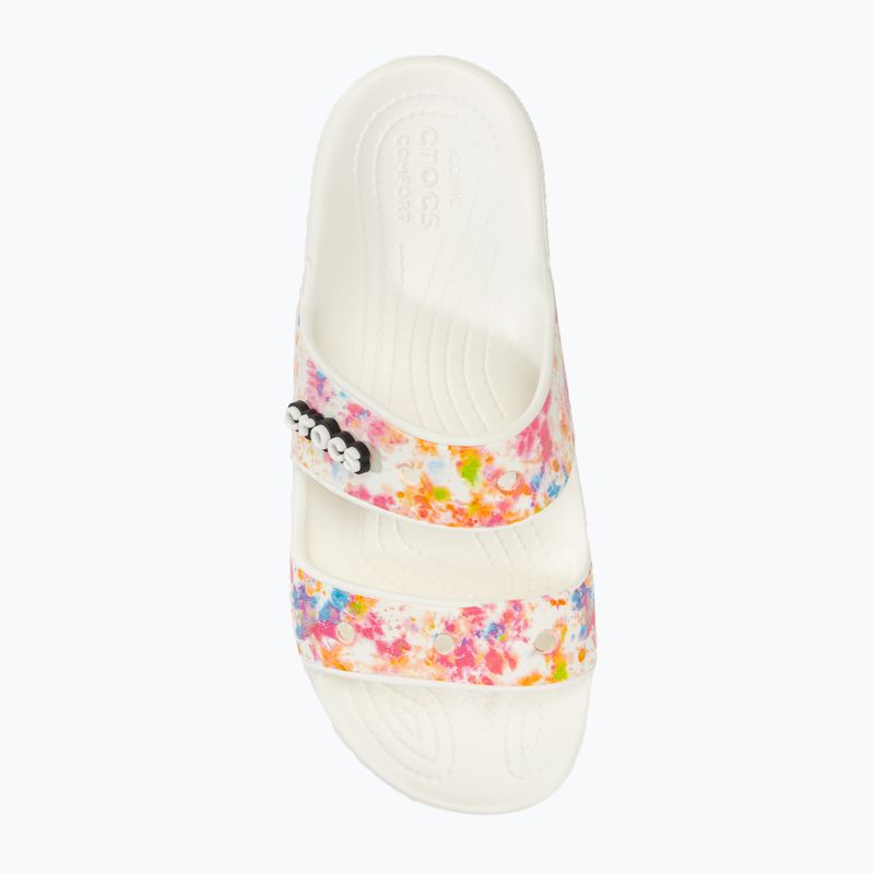 Klapki Crocs Classic Crocs Tie-Dye Graphic Sandal multi/white 5