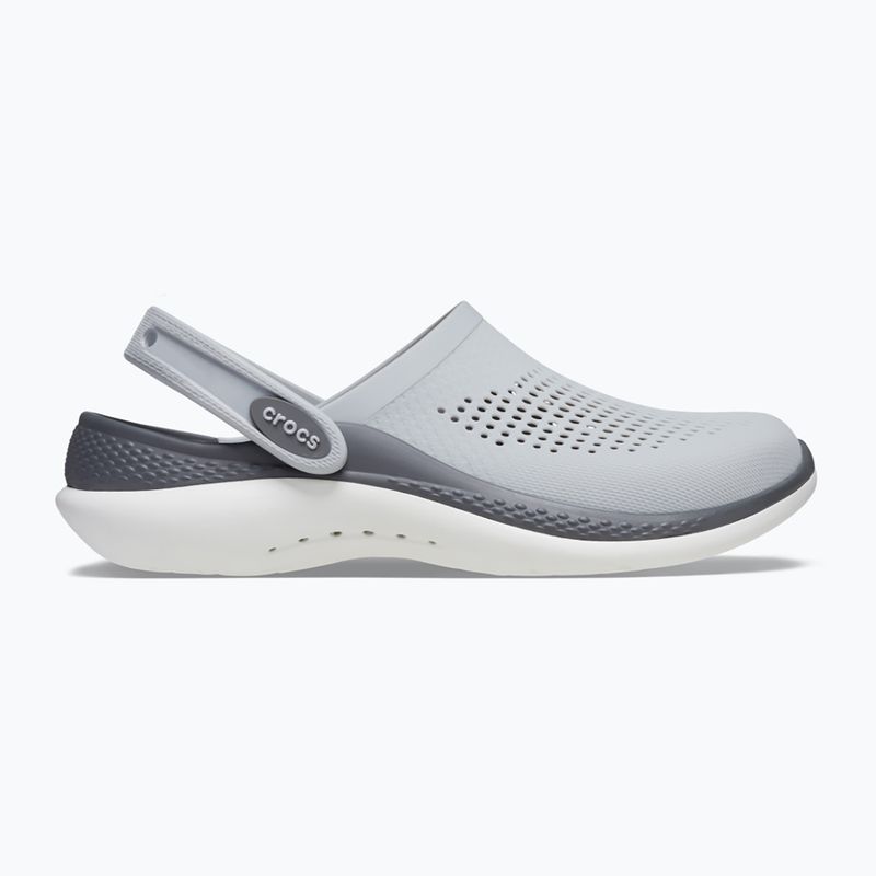 Klapki Crocs LiteRide 360 Clog light grey/slate grey 2