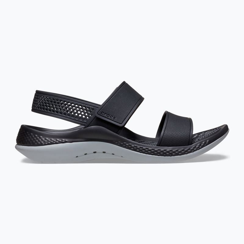 Sandały damskie Crocs Literide 360 black/light grey 2