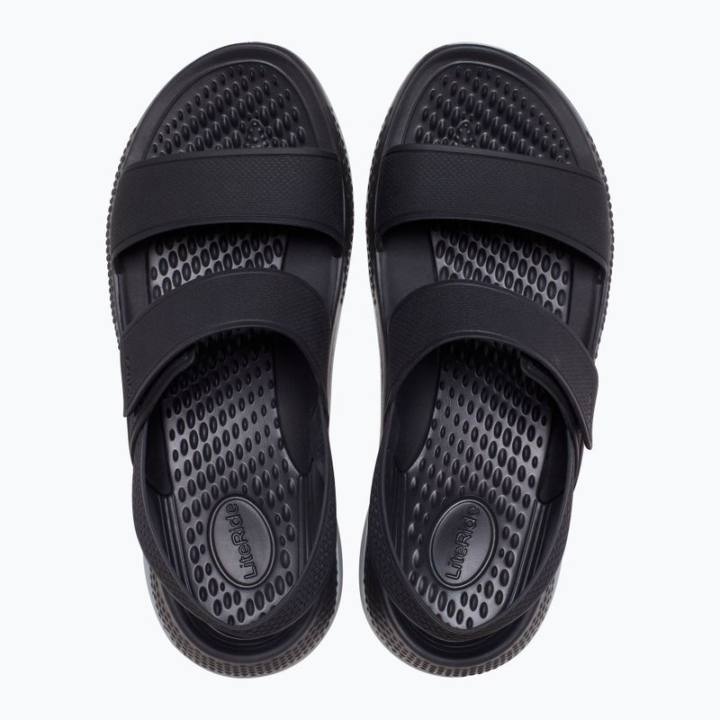 Sandały damskie Crocs Literide 360 black/light grey 5