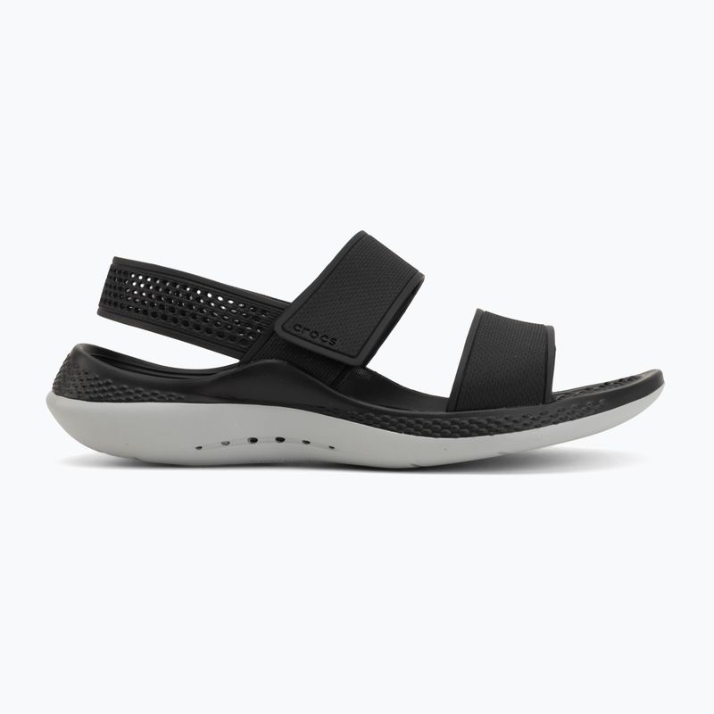 Sandały damskie Crocs Literide 360 black/light grey 2