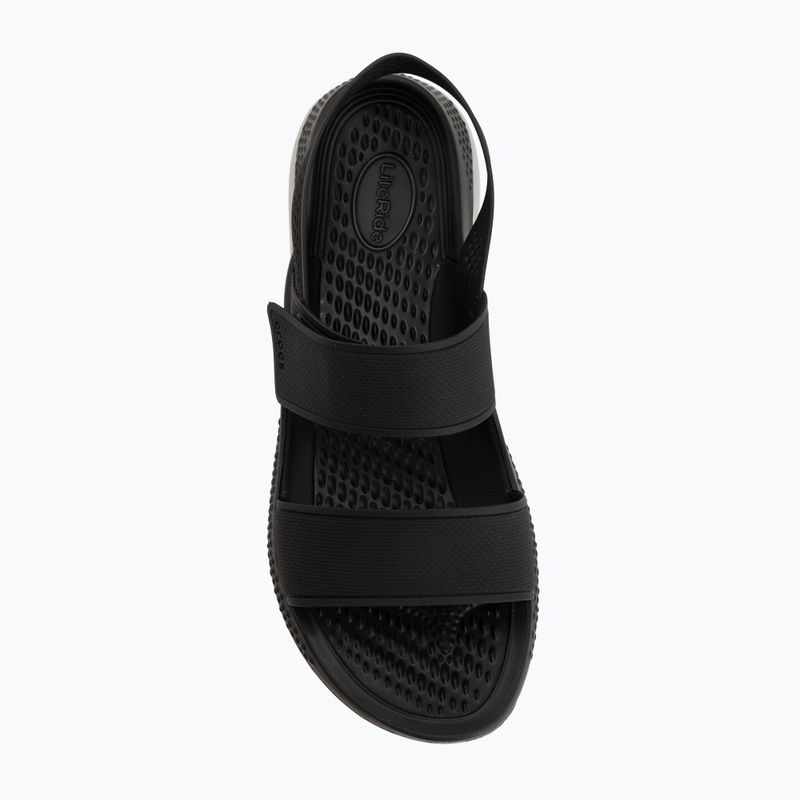 Sandały damskie Crocs Literide 360 black/light grey 5