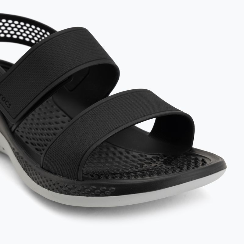 Sandały damskie Crocs Literide 360 black/light grey 7