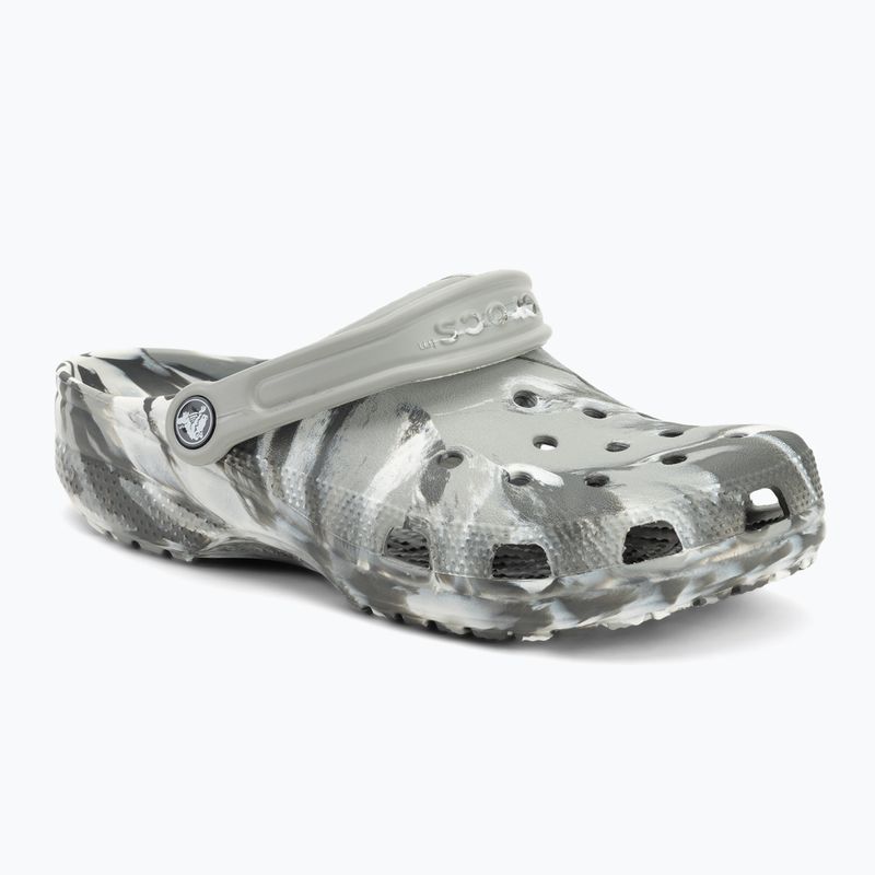 Klapki Crocs Classic Marbled Clog light grey/multi