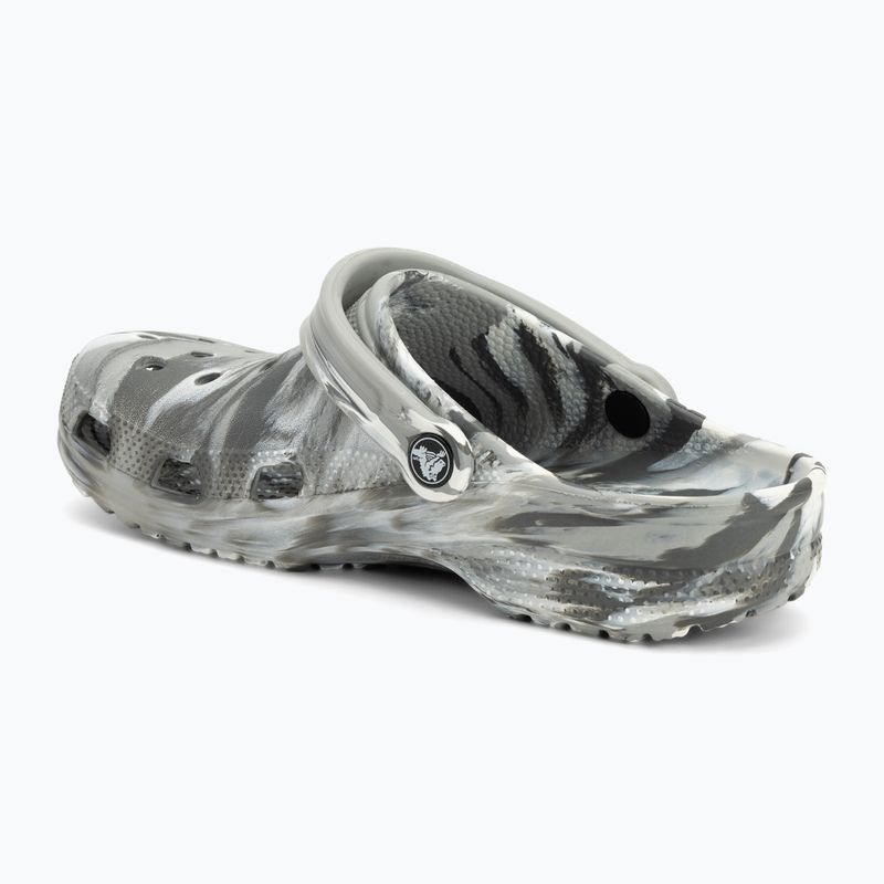 Klapki Crocs Classic Marbled Clog light grey/multi 4