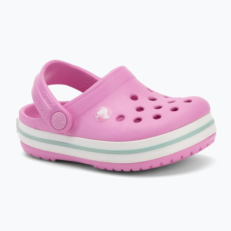 Klapki dziecięce Crocs Crocband Clog Toddler taffy pink 2
