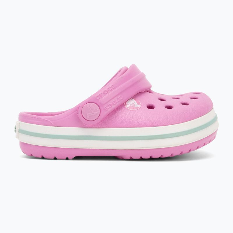Klapki dziecięce Crocs Crocband Clog Toddler taffy pink 3