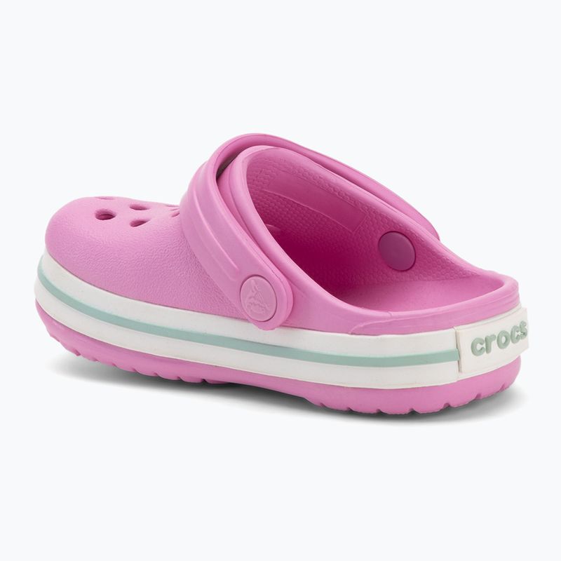 Klapki dziecięce Crocs Crocband Clog Toddler taffy pink 4