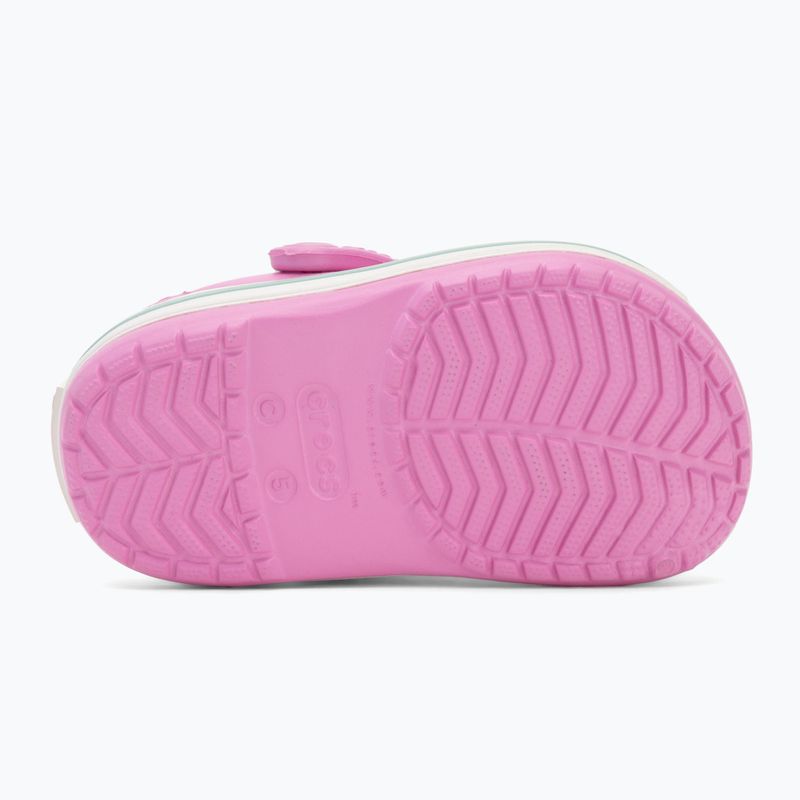 Klapki dziecięce Crocs Crocband Clog Toddler taffy pink 5