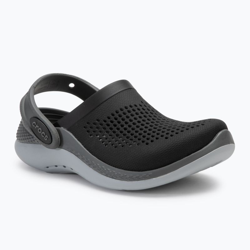 Klapki dziecięce Crocs LiteRide 360 Clog Kids black/slate grey 2