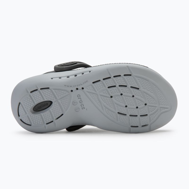 Klapki dziecięce Crocs LiteRide 360 Clog Kids black/slate grey 5