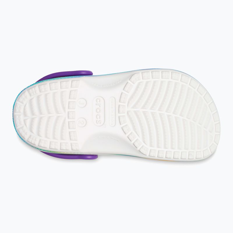 Klapki dziecięce Crocs Classic Solarized Clog white/multi 13