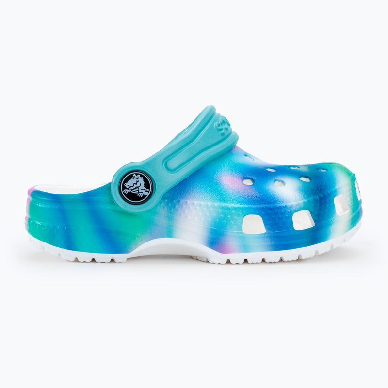 Klapki dziecięce Crocs Classic Solarized Clog white/multi 3