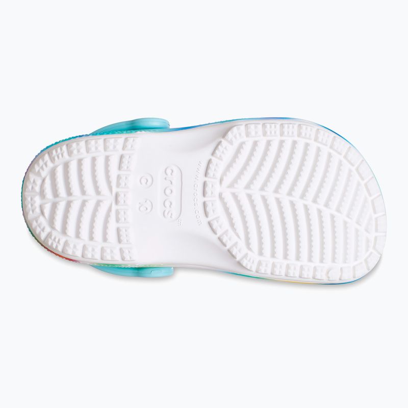 Klapki dziecięce Crocs Classic Solarized Clog white/multi 13