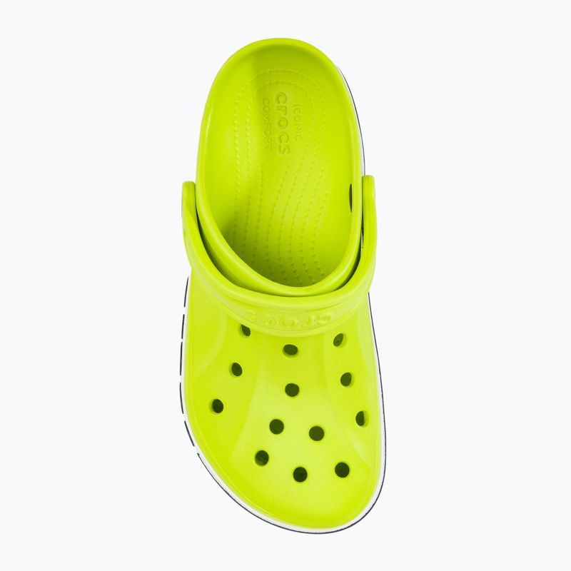 Klapki Crocs Bayaband Clog lime punch/navy 6
