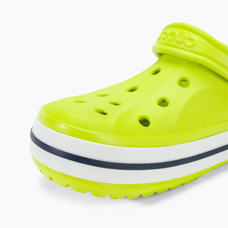 Klapki Crocs Bayaband Clog lime punch/navy 8