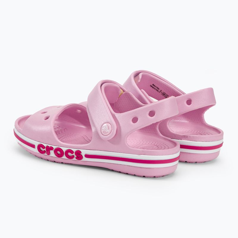 Sandały dziecięce Crocs Bayaband ballerina pink/candy pink 3
