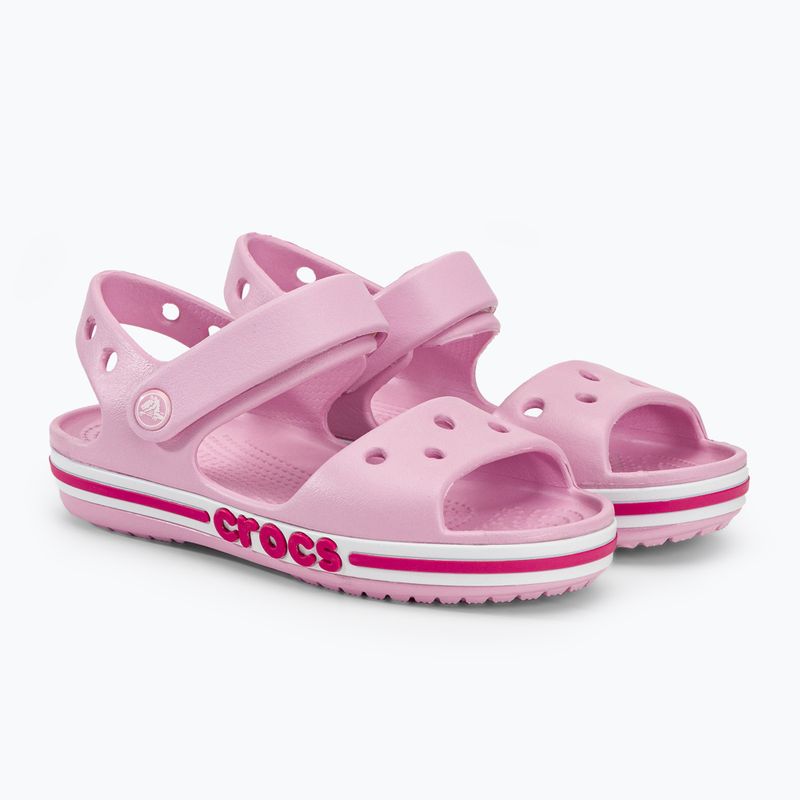 Sandały dziecięce Crocs Bayaband ballerina pink/candy pink 4