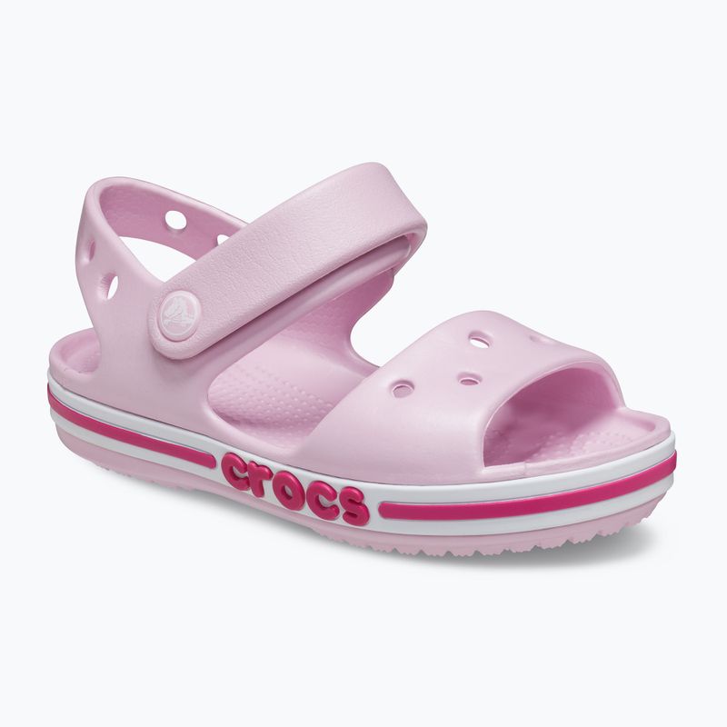 Sandały dziecięce Crocs Bayaband ballerina pink/candy pink 9