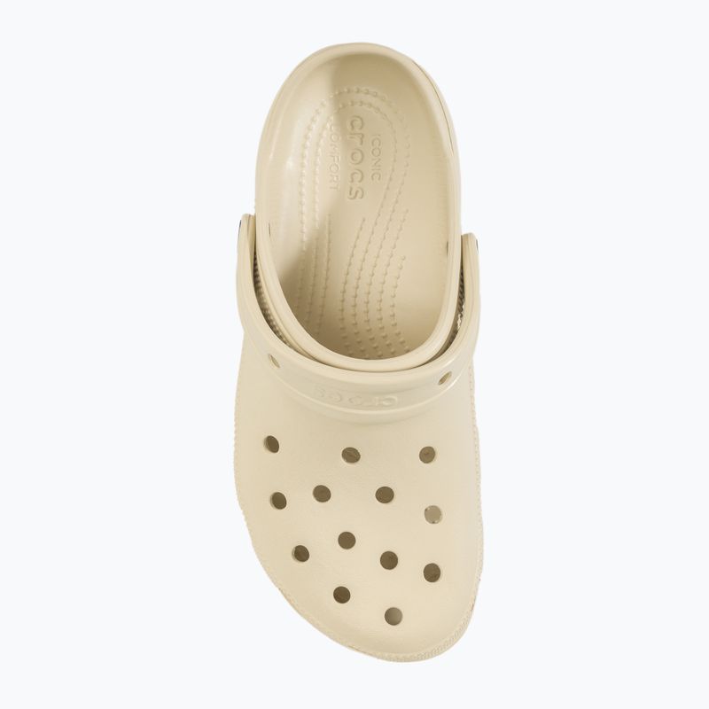 Klapki damskie Crocs Classic Platform Clog bone 6