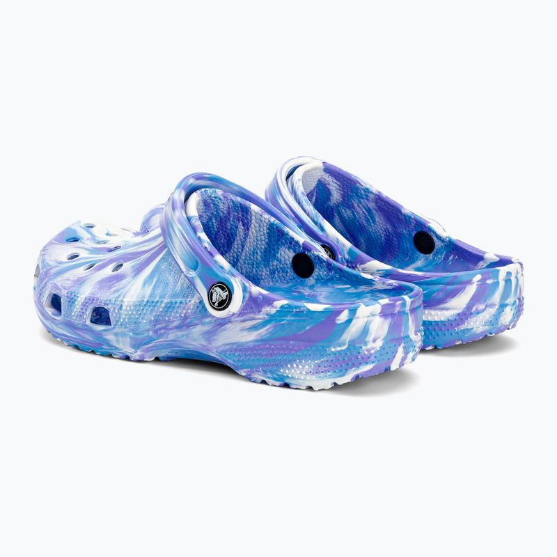 Klapki Crocs Classic Marbled Clog white/oxygen 4