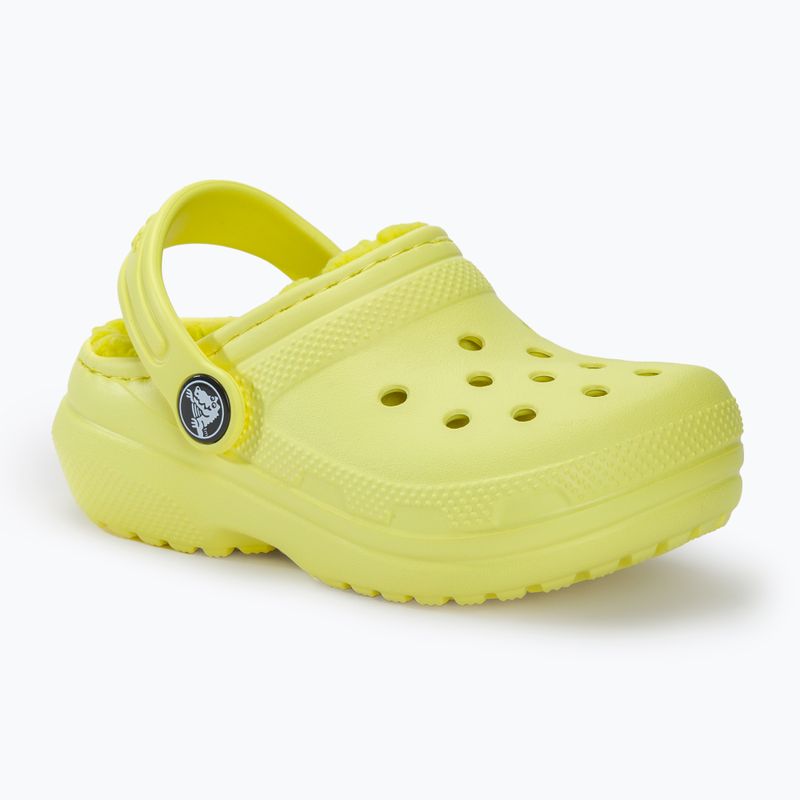 Klapki dziecięce Crocs Classic Lined Clog Toddler sulphur 2