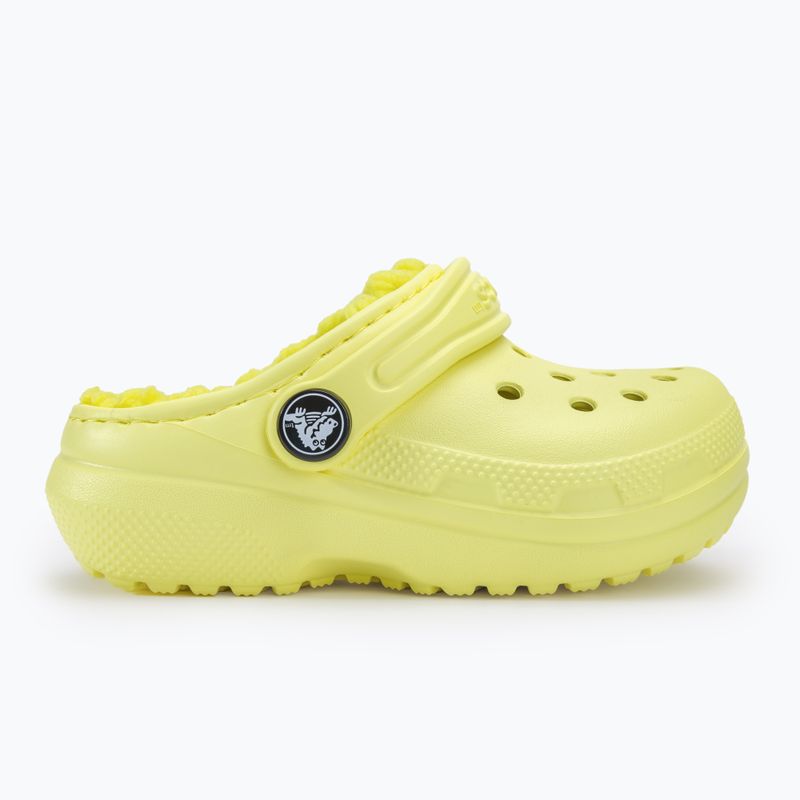 Klapki dziecięce Crocs Classic Lined Clog Toddler sulphur 3