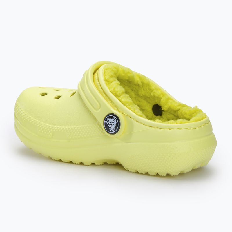 Klapki dziecięce Crocs Classic Lined Clog Toddler sulphur 4