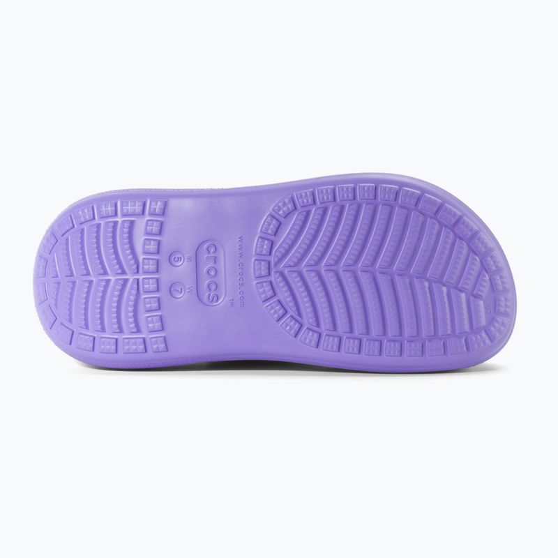 Klapki Crocs Classic Crush Clog digital violet 5
