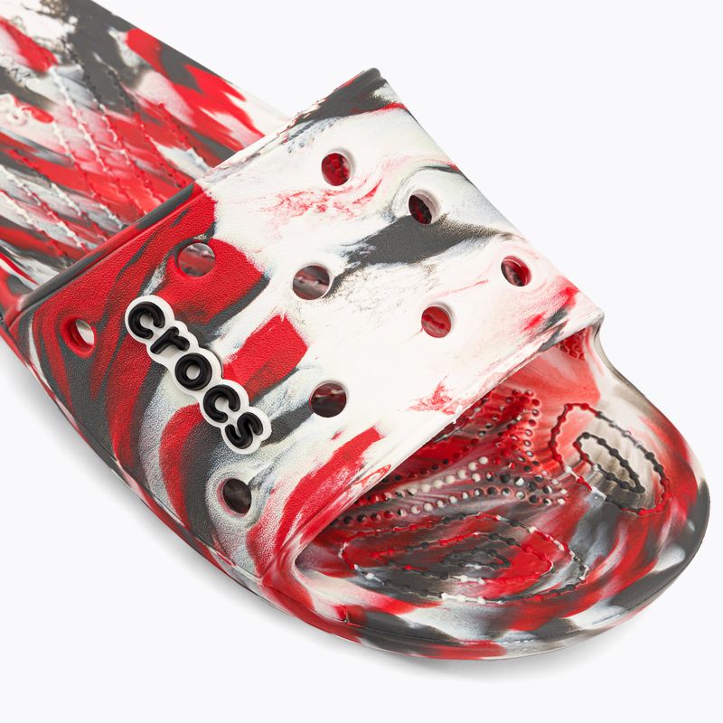 Klapki Crocs Classic Crocs Marbled Slide flame/white 7