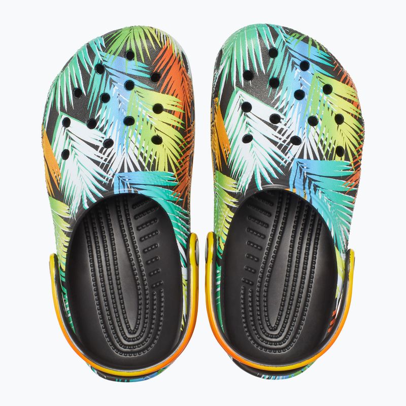 Klapki dziecięce Crocs Classic Pool Party Clog Kids black/multi 13