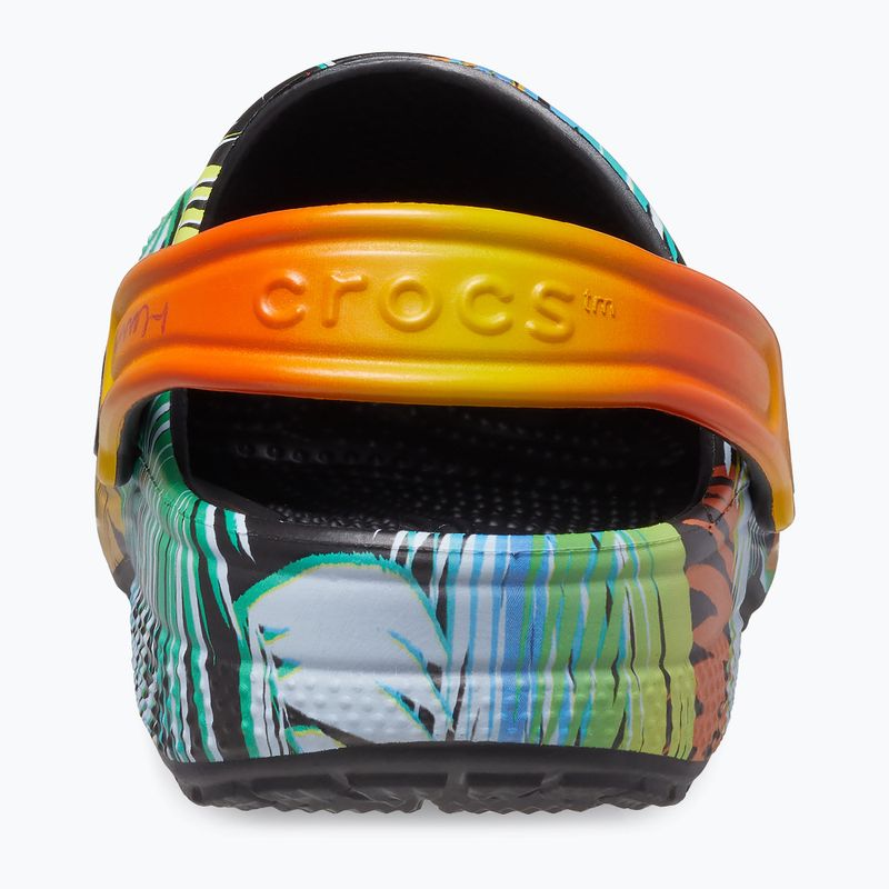 Klapki dziecięce Crocs Classic Pool Party Clog Kids black/multi 14