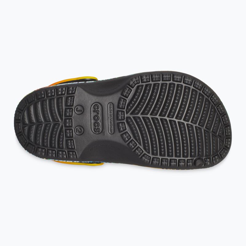 Klapki dziecięce Crocs Classic Pool Party Clog Kids black/multi 15