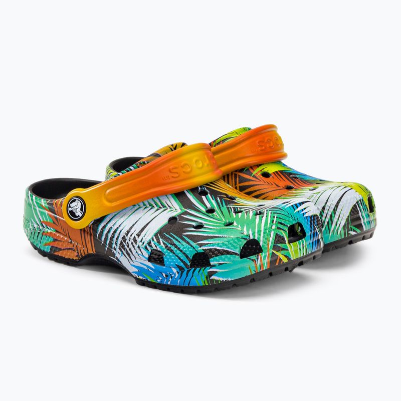 Klapki dziecięce Crocs Classic Pool Party Clog Kids black/multi 5