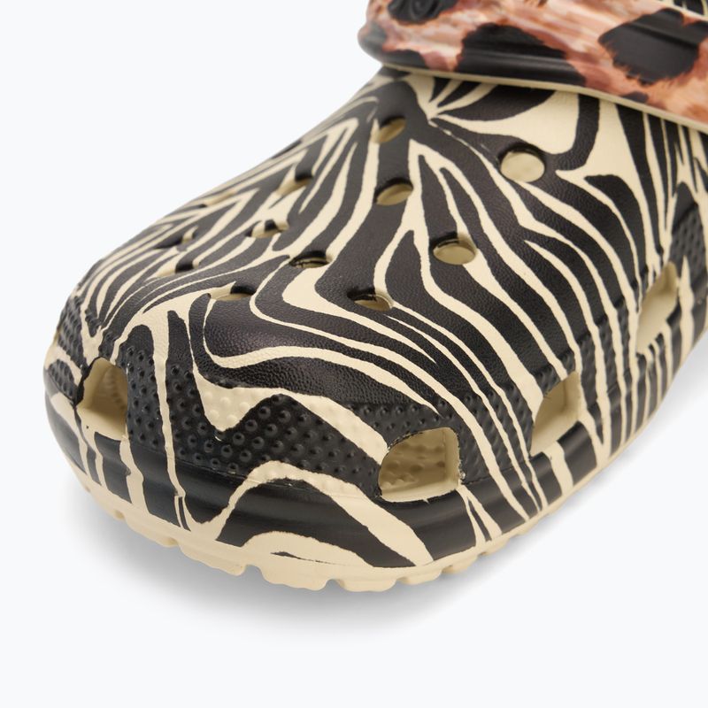 Klapki Crocs Classic Animal Remix bone/multi animal 8