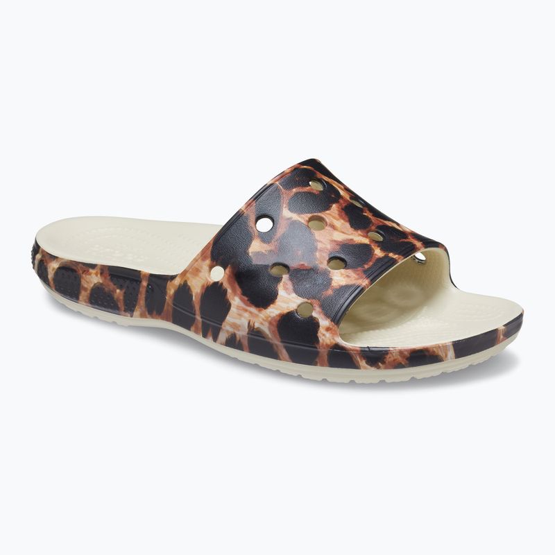 Klapki Crocs Classic Crocs Animal Remix Slide bone/leopard 9