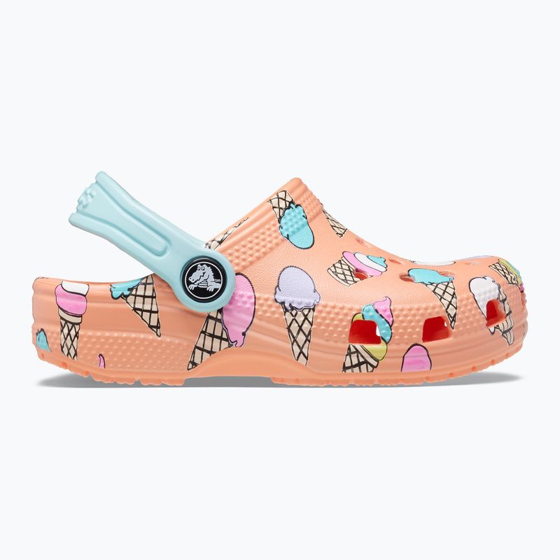Klapki dziecięce Crocs Classic Pool Party Clog Toddler papaya 12