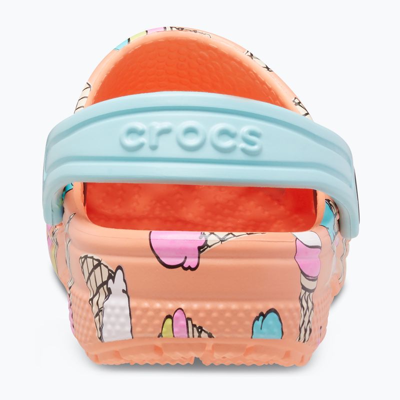 Klapki dziecięce Crocs Classic Pool Party Clog Toddler papaya 14