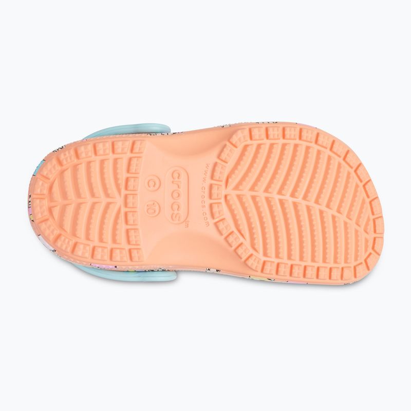 Klapki dziecięce Crocs Classic Pool Party Clog Toddler papaya 15