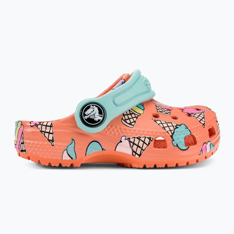 Klapki dziecięce Crocs Classic Pool Party Clog Toddler papaya 3