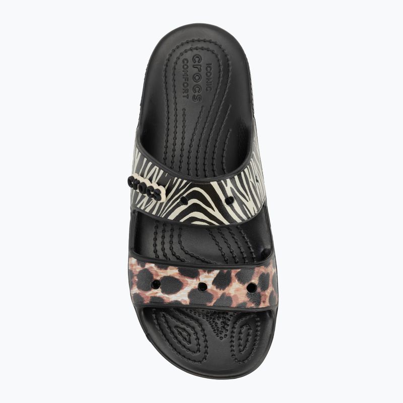 Klapki Crocs Classic Animal Remix Slide black/multi 5